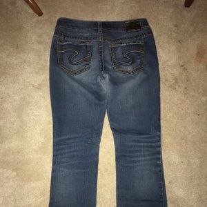 Bootcut silver jeans